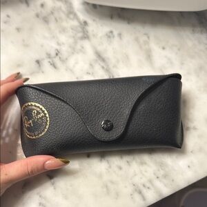 Ray-Ban Black Textured Glasses Case